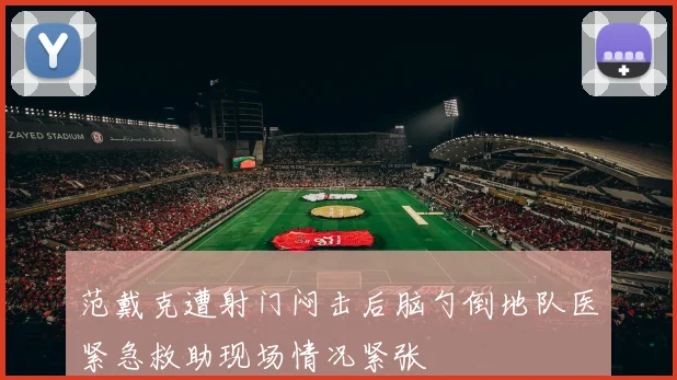 范戴克遭射门闷击后脑勺倒地队医紧急救助现场情况紧张